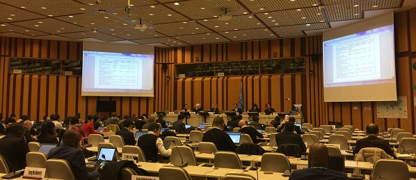스위스 제네바에서 열린 ITU 표준화총회에서 참석자들이 회의를 진행하고 있다. 사진/KT