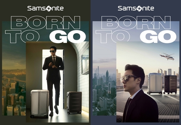 알루미늄 컬렉션 'BORN TO GO' 캠페인 광고 영상 중 한 장면(사진=쌤소나이트)
