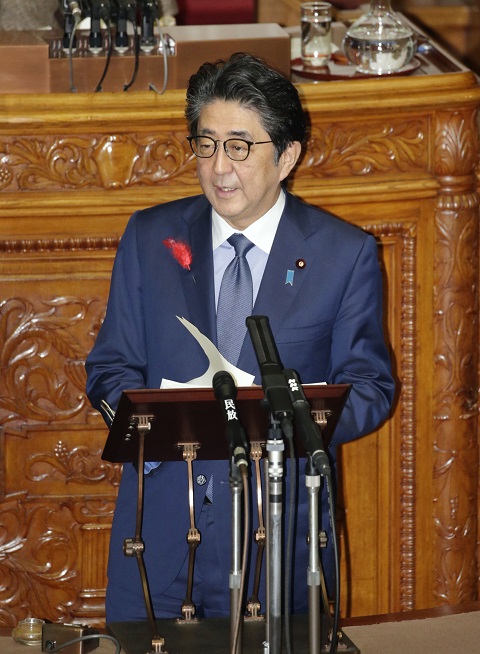 아베 신조 일본 총리. (사진=교도 연합뉴스)