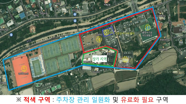 사진설명= 구미 올림픽기념관 인근 지도(사진=구미시)