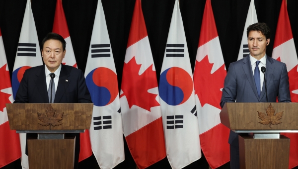 한국과 캐나다 관계가 '포괄적 전략 동반자관계'로 격상됐다. (사진=연합뉴스)