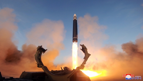 지난 3월 북한 ICBM '화성포-17'형 발사 모습.(사진=연합뉴스)