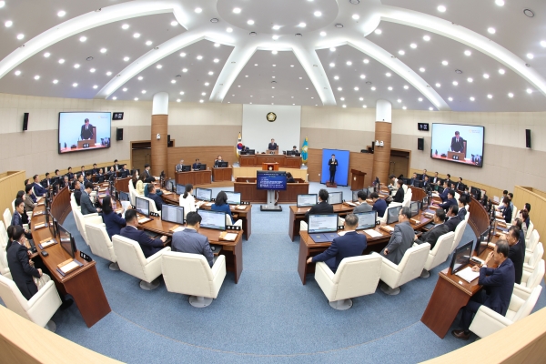 경남 창원특례시의회는 제128회 임시회를 마무리했다. (사진=창원시의회)