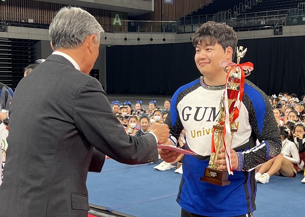G.O.K ‘일본 오픈 치어리딩 챔피언십’ 1위 수상(사진=구미대)