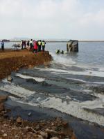 당진 해안가 공사장 트럭 침수… 1명 사망