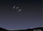 2월1일 저녁 &apos;초승달·화성·금성&apos; 일렬로 펼쳐진다