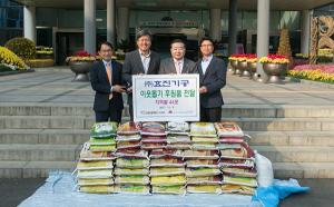 인천 서구 검단지역 효진기공, 사랑의 쌀 기탁