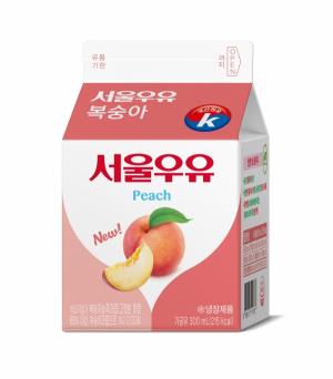 “우유에 상큼 복숭아 과즙이?”…‘서울우유 복숭아’ 출시
