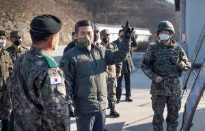 서욱 국방부 장관, 육군 미사일사령부 점검
