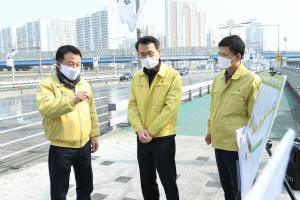 안승남 구리시장, 집중 관리도로 현장 찾아 초미세먼지 대응 협의