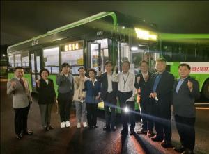우형찬 서울시의원, 양천지역 버스 첫차 운행 종사자들 격려로 제11대 시의원 첫 업무 시작
