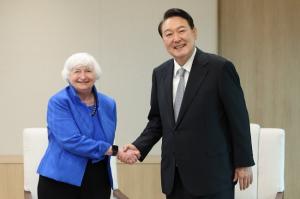 윤대통령, 美옐런 접견… "한미동맹, 경제·금융 안보로 진화"
