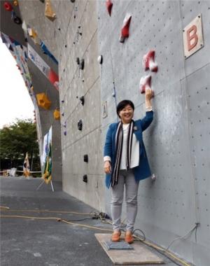 서영교 의원, 서울 스포츠클라이밍 월드컵, 중랑구 용마폭포공원서 개최
