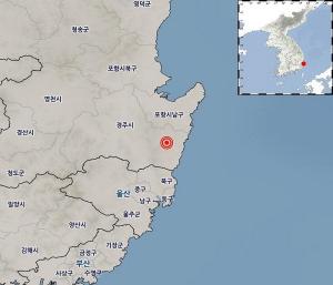 경북 경주서 규모 4.0 지진… 올해 두번째 규모