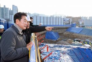 김동근 의정부시장, 동절기 건설현장 안전점검 실시