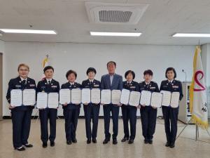 홍천군자원봉사센터, 10개 읍·면 홍천여성의용소방대와 업무협약 체결