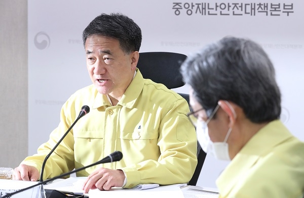 박능후 중앙재난안전대책본부 1차장. (사진=연합뉴스)