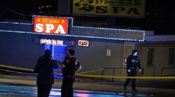 6일(현지시간) 미국 조지아주 애틀랜타 마사지숍, 스파 등 세곳서 연쇄 총격사건이 발생했다.(사진=AP/연합뉴스)