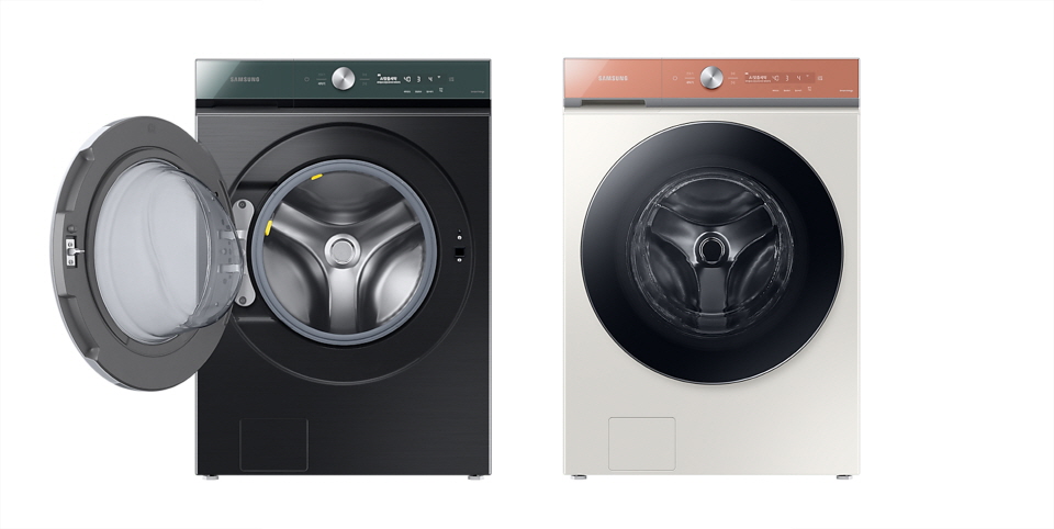 SGC솔루션의 세탁기 도어 글라스가 탑재된 삼성전자 대용량 드럼 세탁기 ‘비스포크 그랑데’