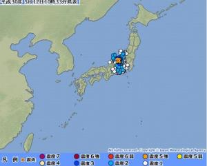 日 나가노현 북부서 규모 5.1 지진… "쓰나미 발생 없어"