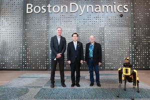 산업부 이창양, 현대차 로봇개발 핵심 &apos;보스턴 다이내믹스&apos; 방문