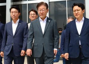 [속보] 이재명 수원지검 2차 출석… 대북송금 의혹 추가 조사