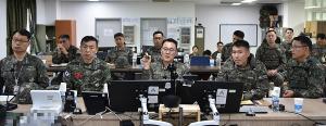 김명수 합참의장, 23경비여단 해안감시 레이더기지·1함대사령부 군사대비태세 현장점검