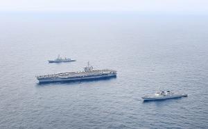 한미일, 제주 공해상서 북 잠수합 위협 대응 해상훈련
